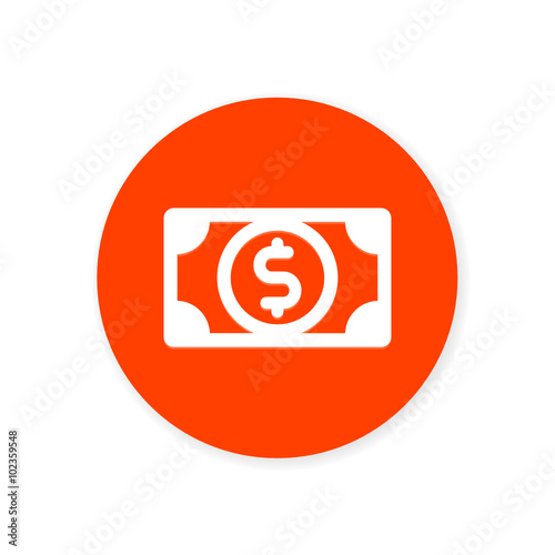 Orange Flat App Icon