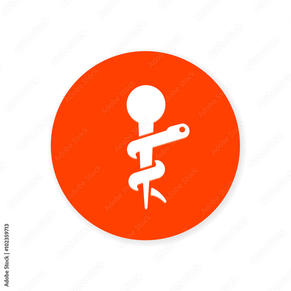 Orange Flat App Icon Orange Flat App Icon