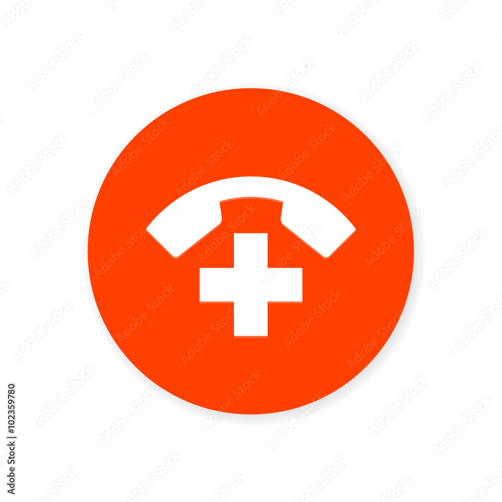 Orange Flat App Icon Orange Flat App Icon