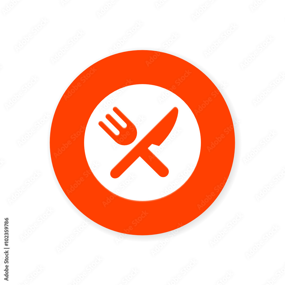 Orange Flat App Icon Orange Flat App Icon