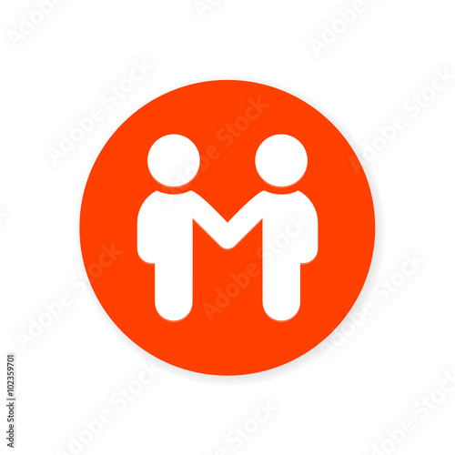 Orange Flat App Icon