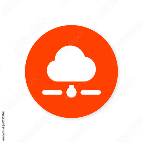 Orange Flat App Icon