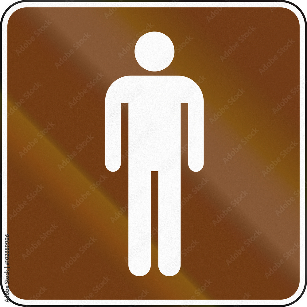 United States MUTCD guide road sign - WC United States MUTCD guide road sign - WC