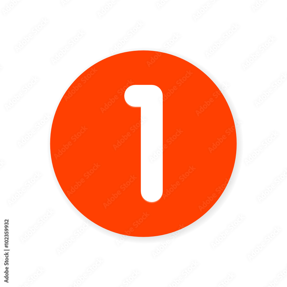 Orange Flat App Icon Orange Flat App Icon