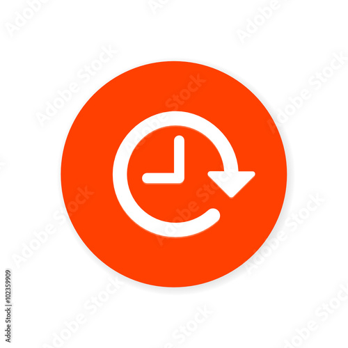 Orange Flat App Icon