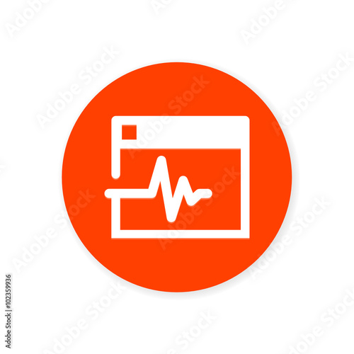 Orange Flat App Icon