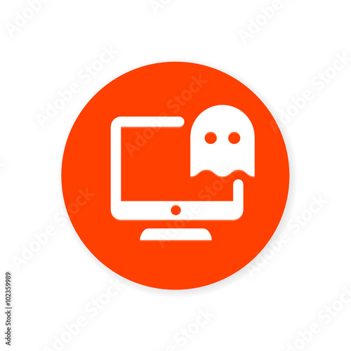 Orange Flat App Icon