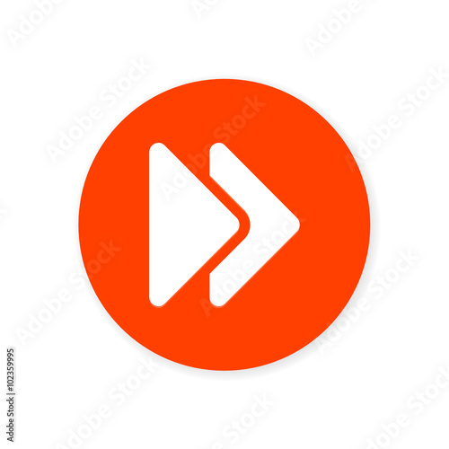 Orange Flat App Icon