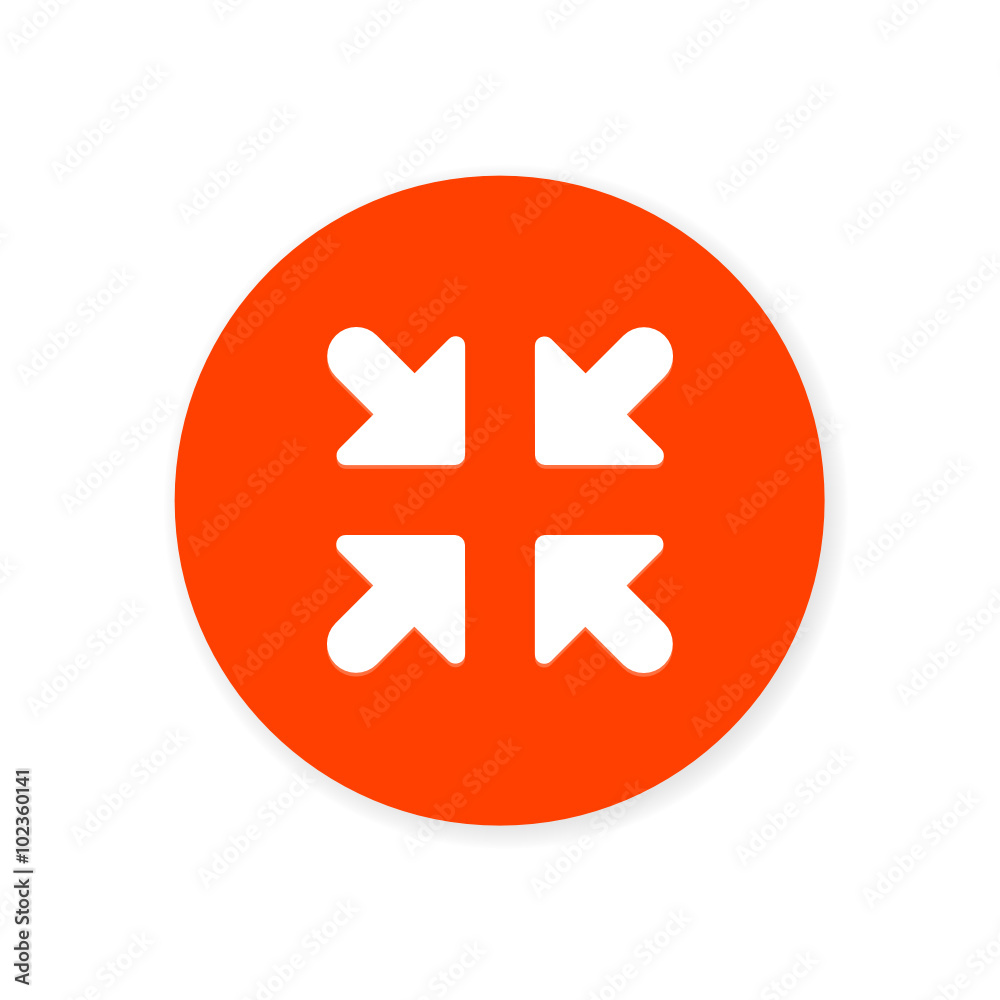 Orange Flat App Icon