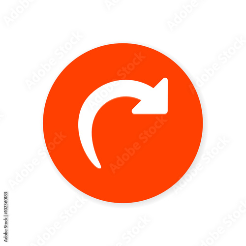 Orange Flat App Icon