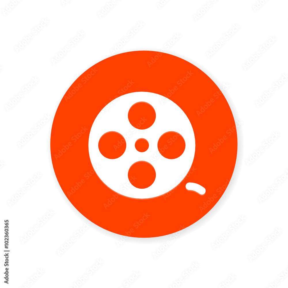 Orange Flat App Icon