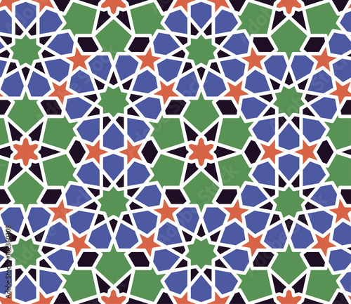 Arabesque seamless pattern.