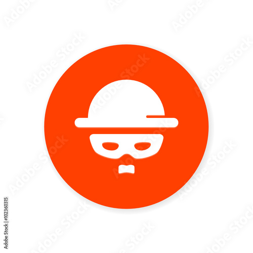 Orange Flat App Icon