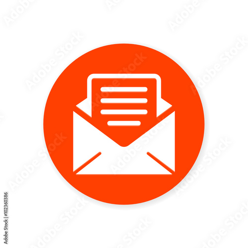 Orange Flat App Icon