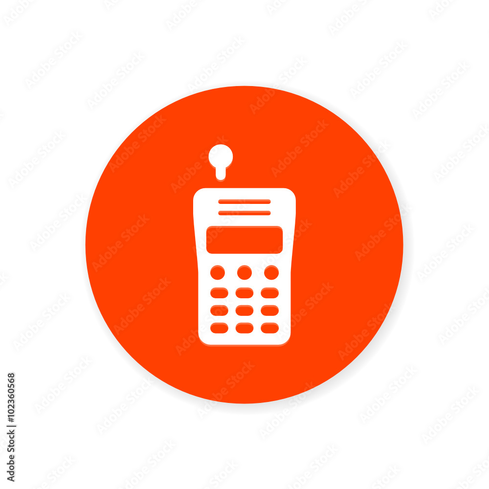 Flat Design App Button Flat Design App Button