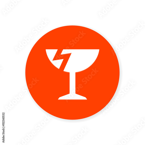 Flat Design App Button