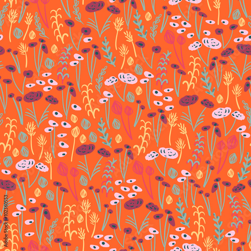 Seamless pattern in vintage style.