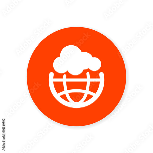 Flat Design App Button