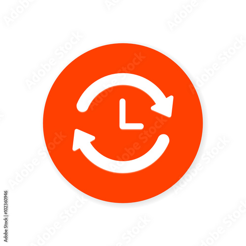 Flat Design App Button