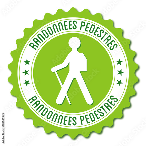 Logo randonnées pédestres.