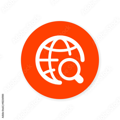 Flat Design App Button