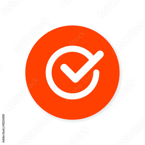 Flat Design App Button