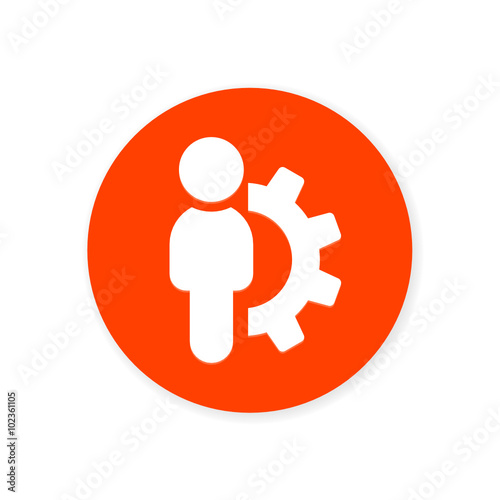 Flat Design App Button