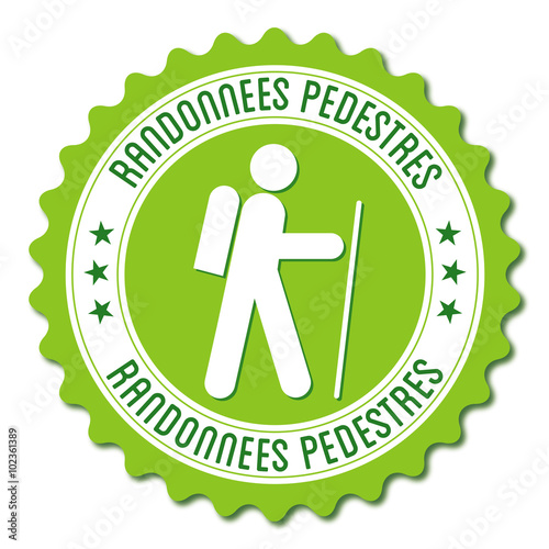 Logo randonnées pédestres.