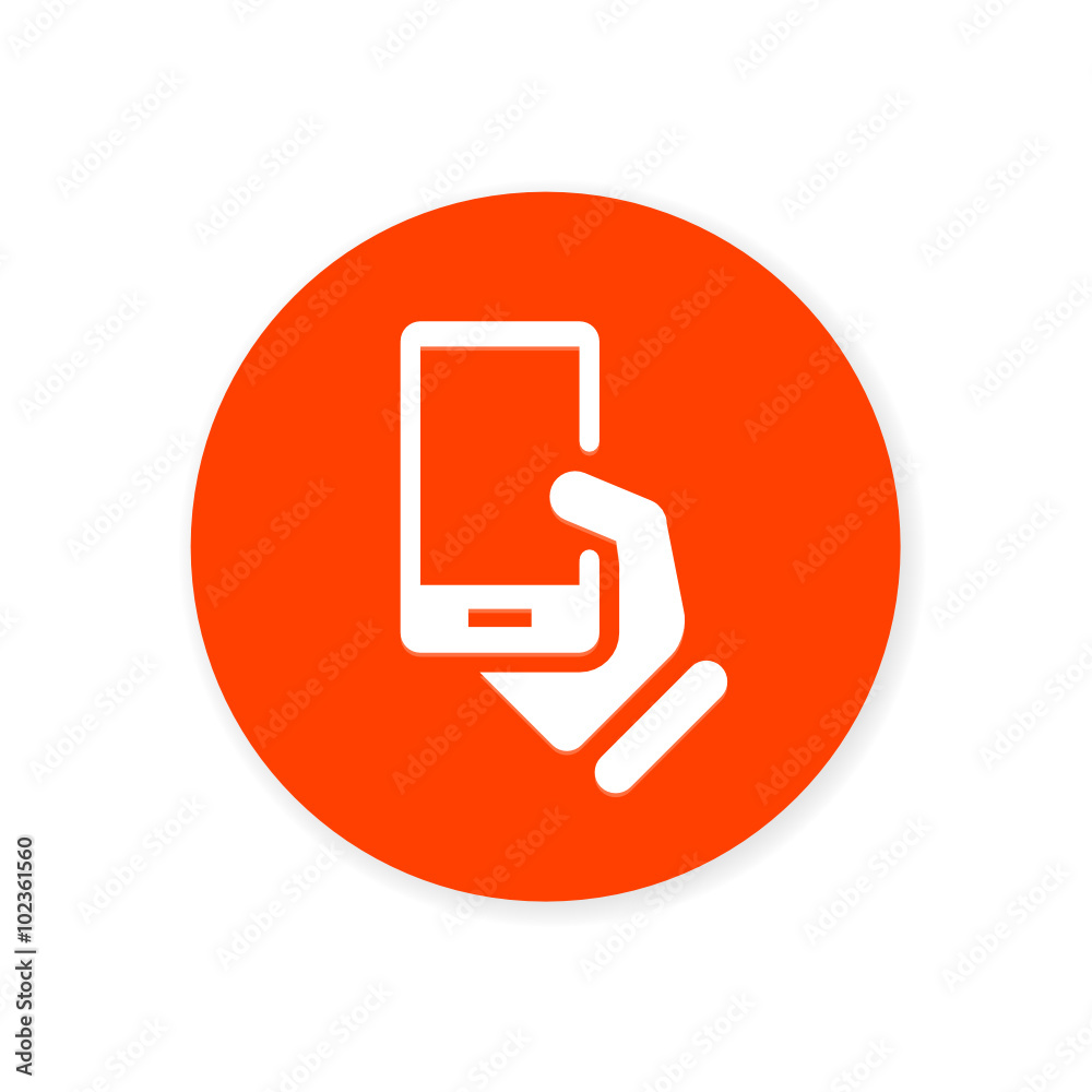 Flat Design App Button Flat Design App Button