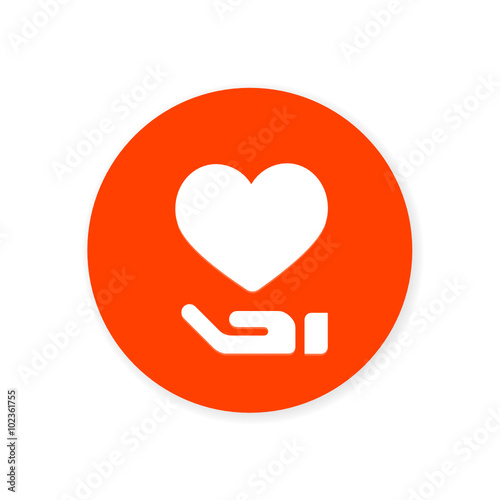 Flat Design App Button