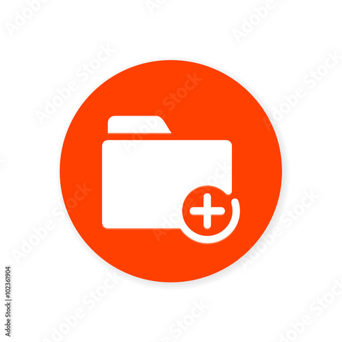 Flat Design App Button