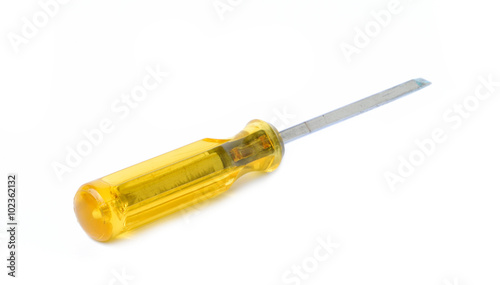 screwdriver  isolated on white