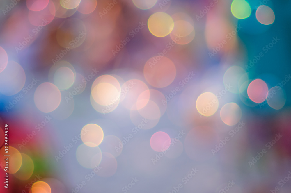 Colorful circles of light, abstract party background