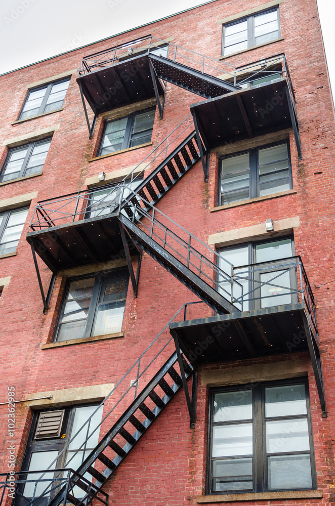 Fire Escape on a Old Building
