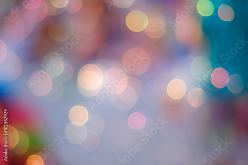 Colorful circles of light, abstract party background