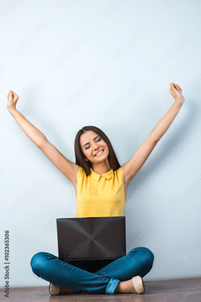 Nice photo of young business woman Nice photo of young business woman
