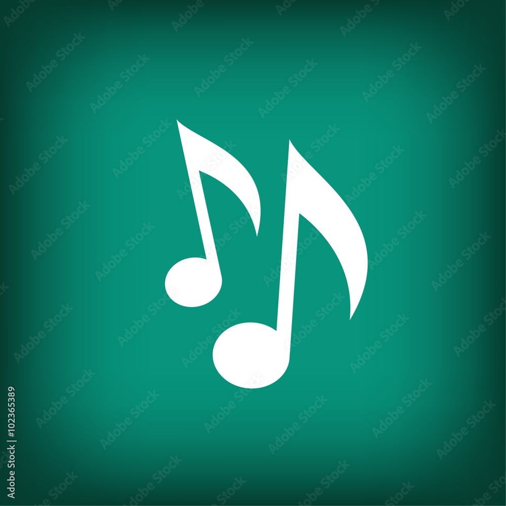 Pictograph of music note Pictograph of music note
