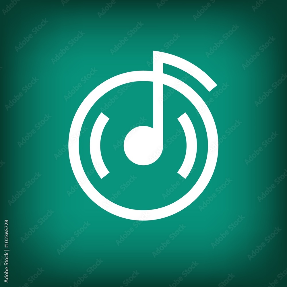 Pictograph of music note Pictograph of music note