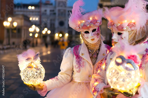 Lights in Venice - beautiful masks