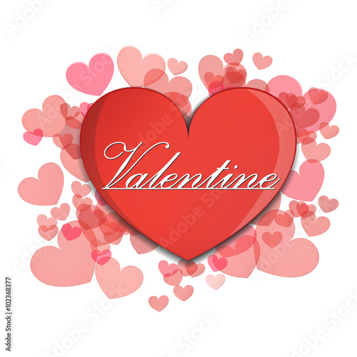 Valentines heart Vector 
