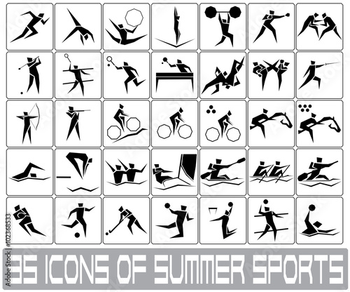 olympic sports bw