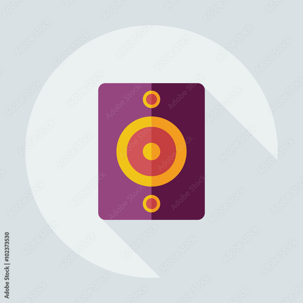 Flat modern design with shadow icons audio Flat modern design with shadow icons audio