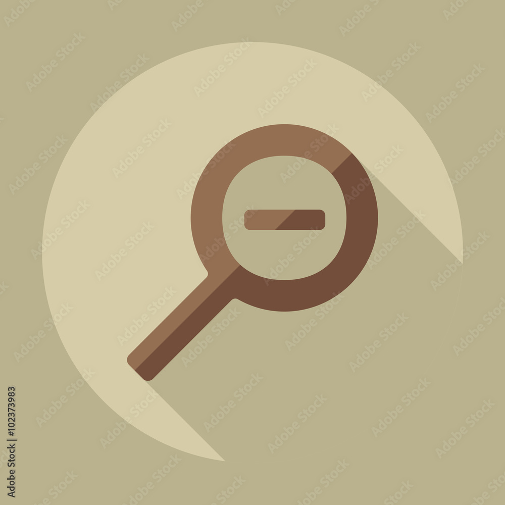 Flat modern design with shadow icon player Flat modern design with shadow icon player