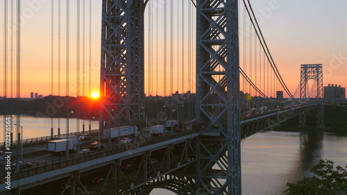 4K George Washington Bridge Sunrise 6 photo