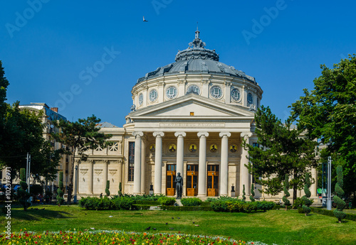 Принти на полотні Romanian Athenaeum in Bucharest, Romania