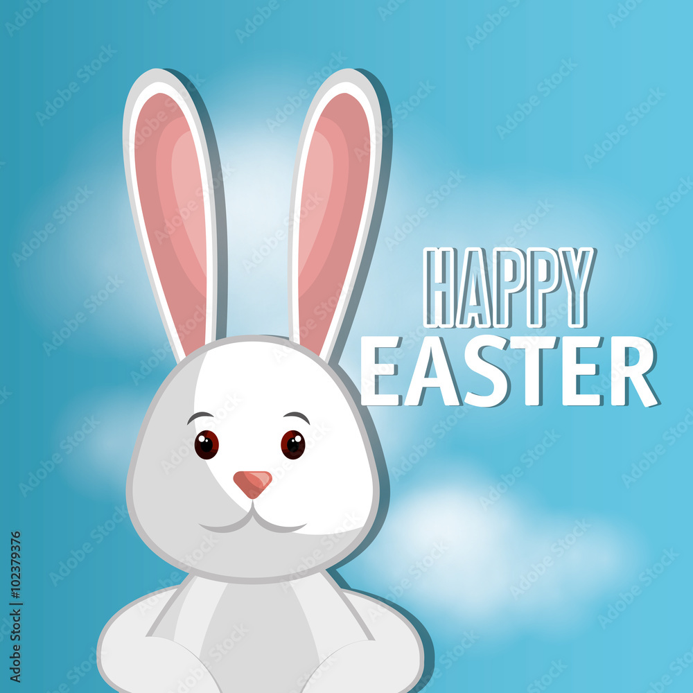 Fototapeta premium happy easter design 