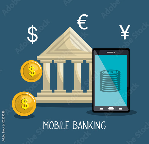 mobile banking design  photo