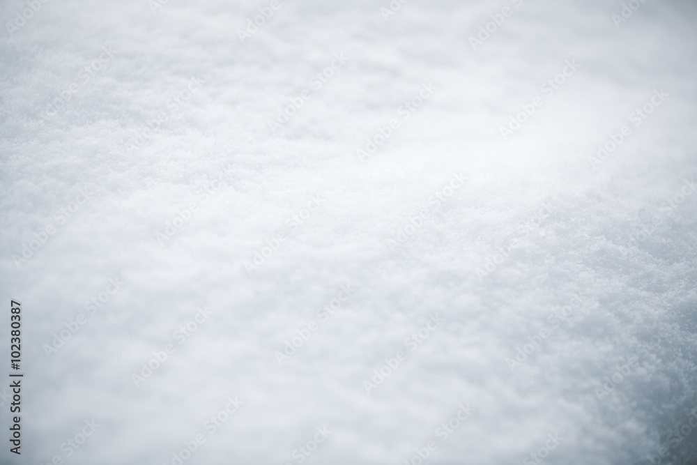 Background of fresh snow texture in blue tone Background of fresh snow texture in blue tone