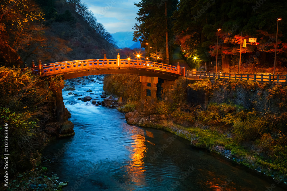 Shinkyo - Sacred Bridge in Nikko, Japan