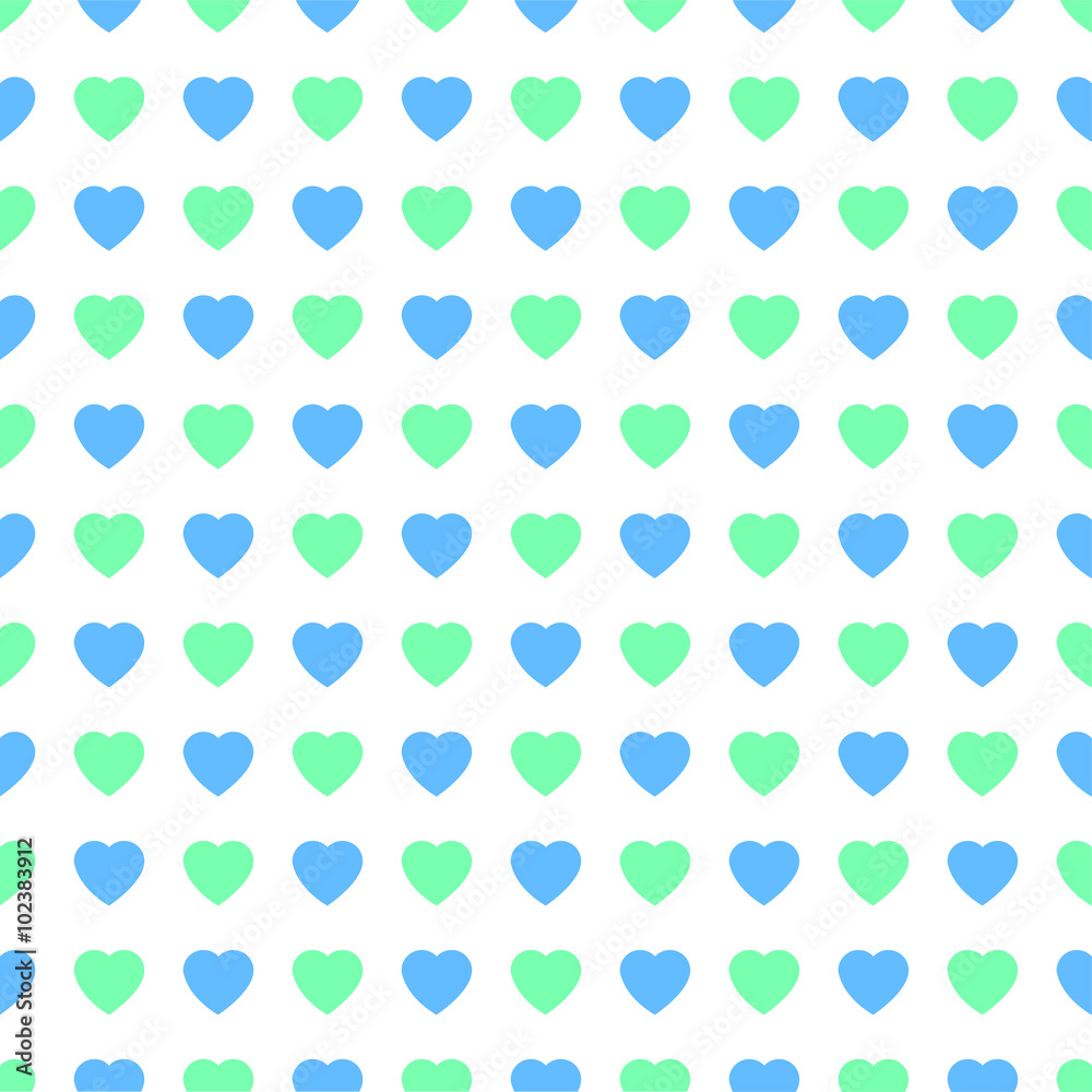 Set of retro love patterns. Seamless vector background.valentine day